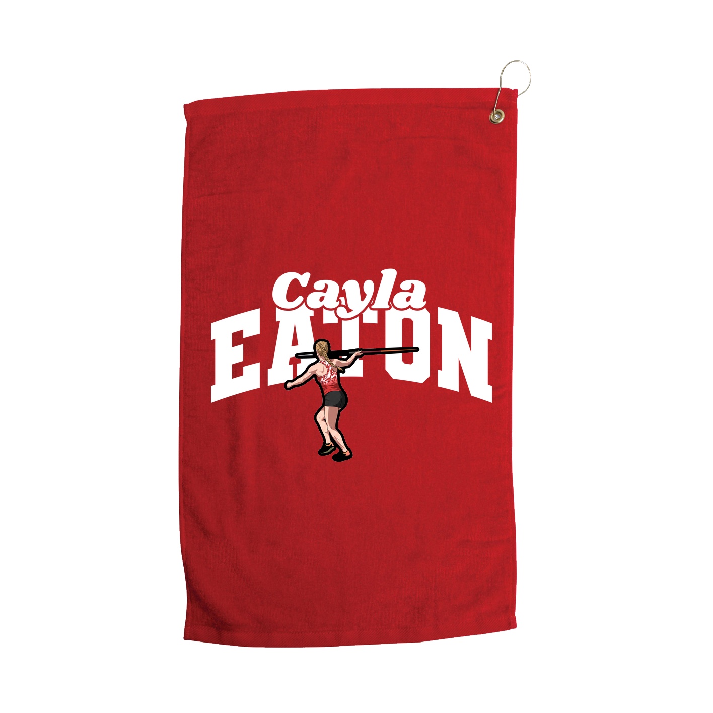 Golf Towel — Signature Arch in Red