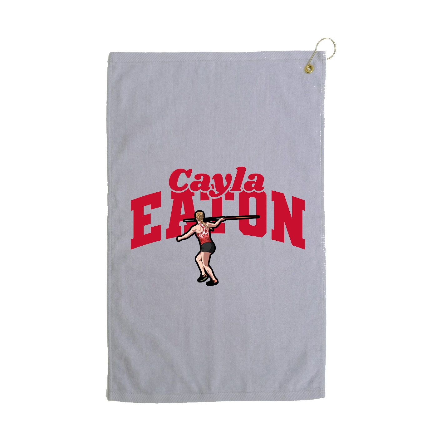 Golf Towel — Signature Arch in Grey
