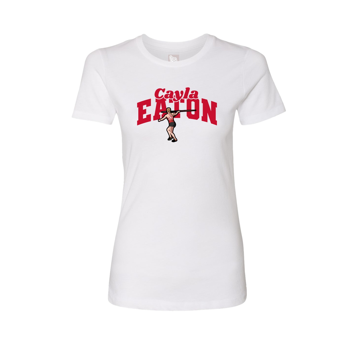 Womens Tee — Signature Arch in White