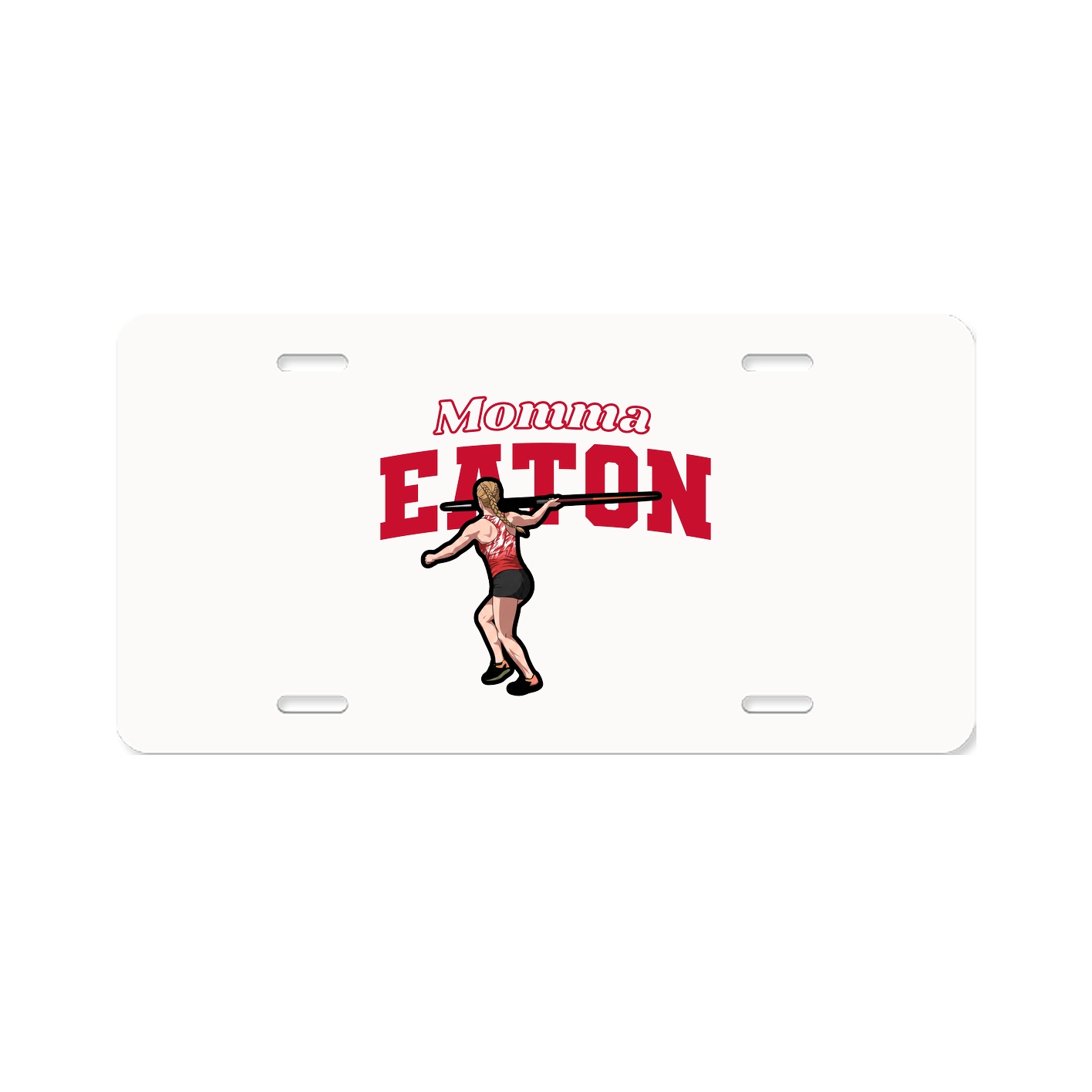 License Plate — Mothers Day Block in Classic