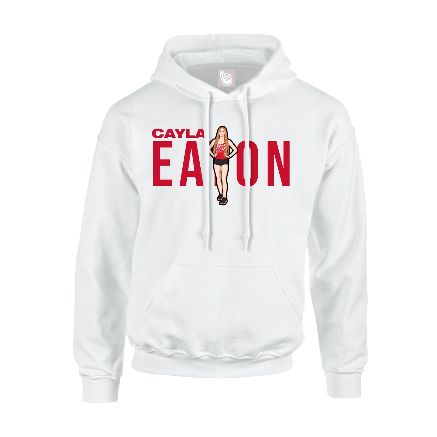 Hoodie — Player Name in White