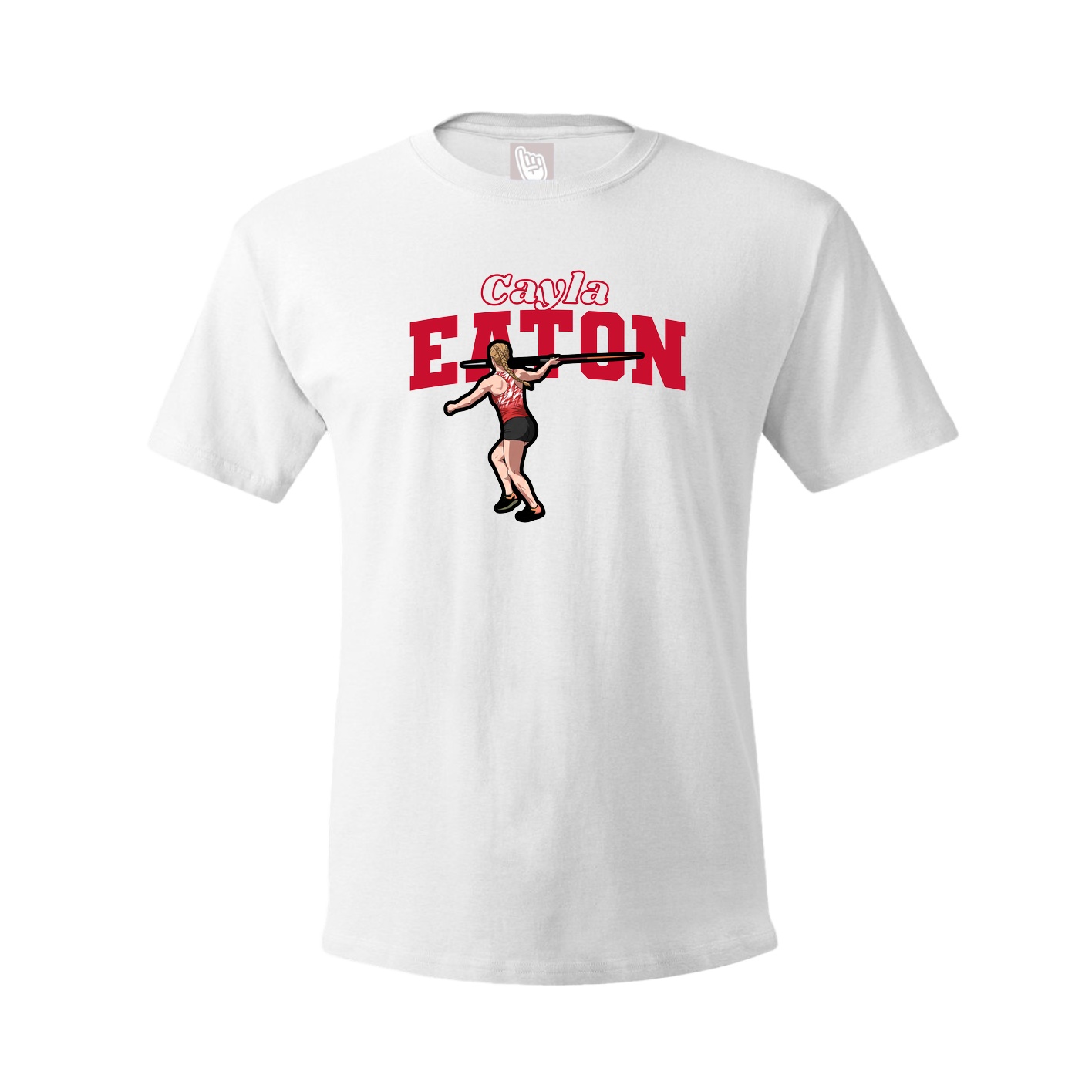 Tee — Name Arch in White