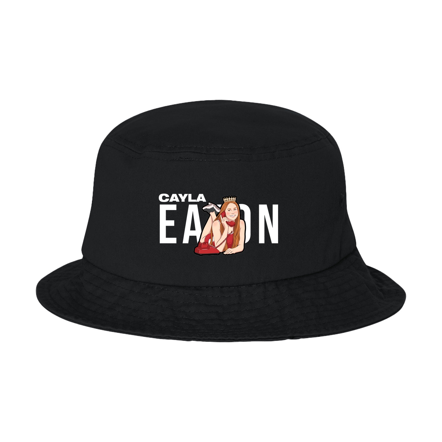 Bucket Cap — Player Name in Black