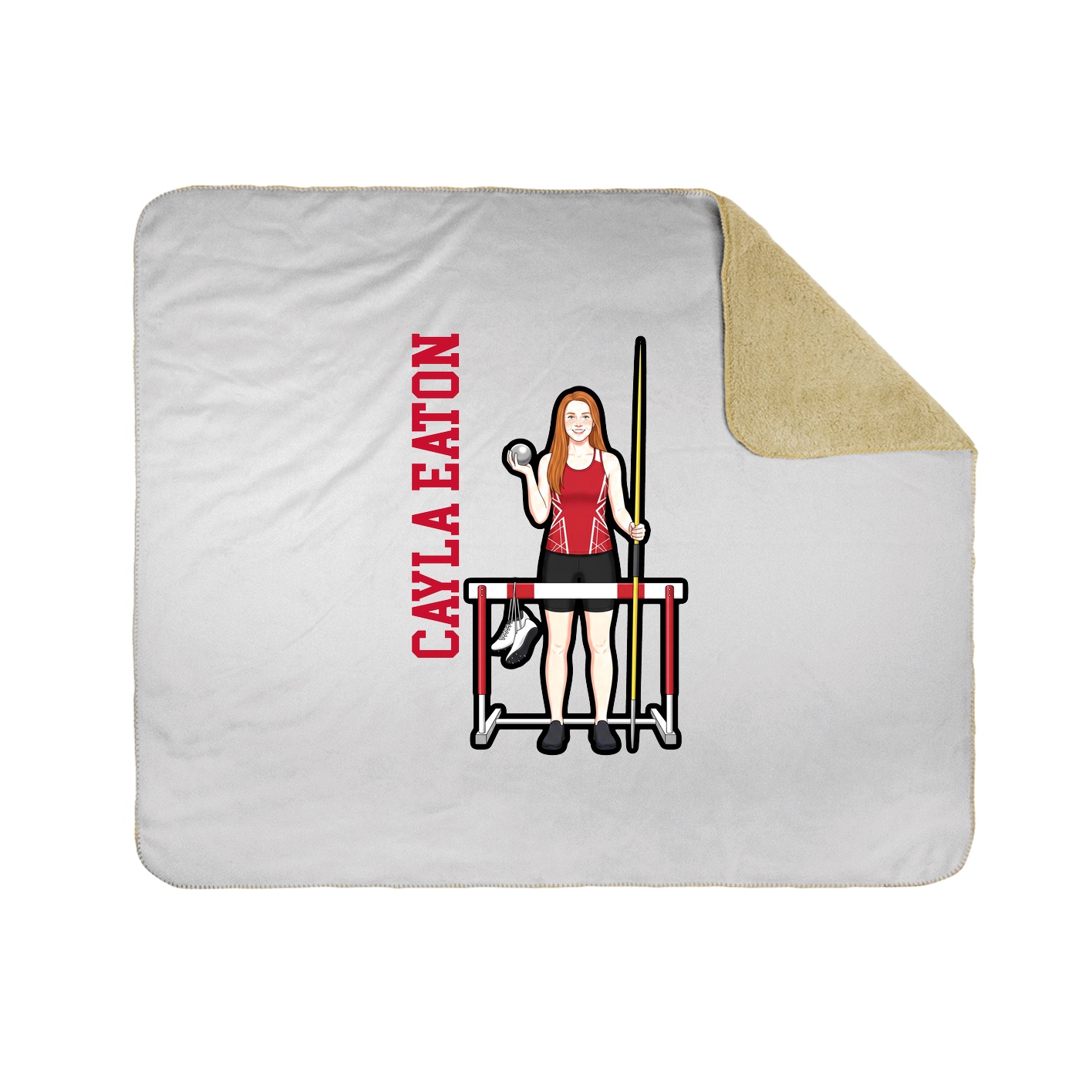 50x60 Sherpa Lined Throw Blanket