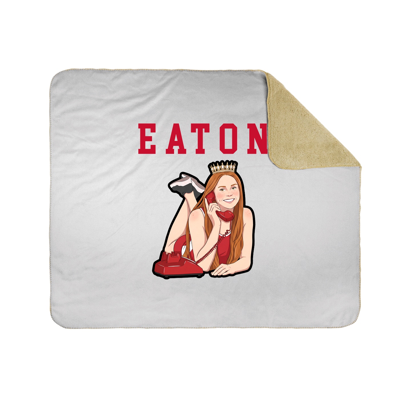Throw Blanket — Shirsey in White