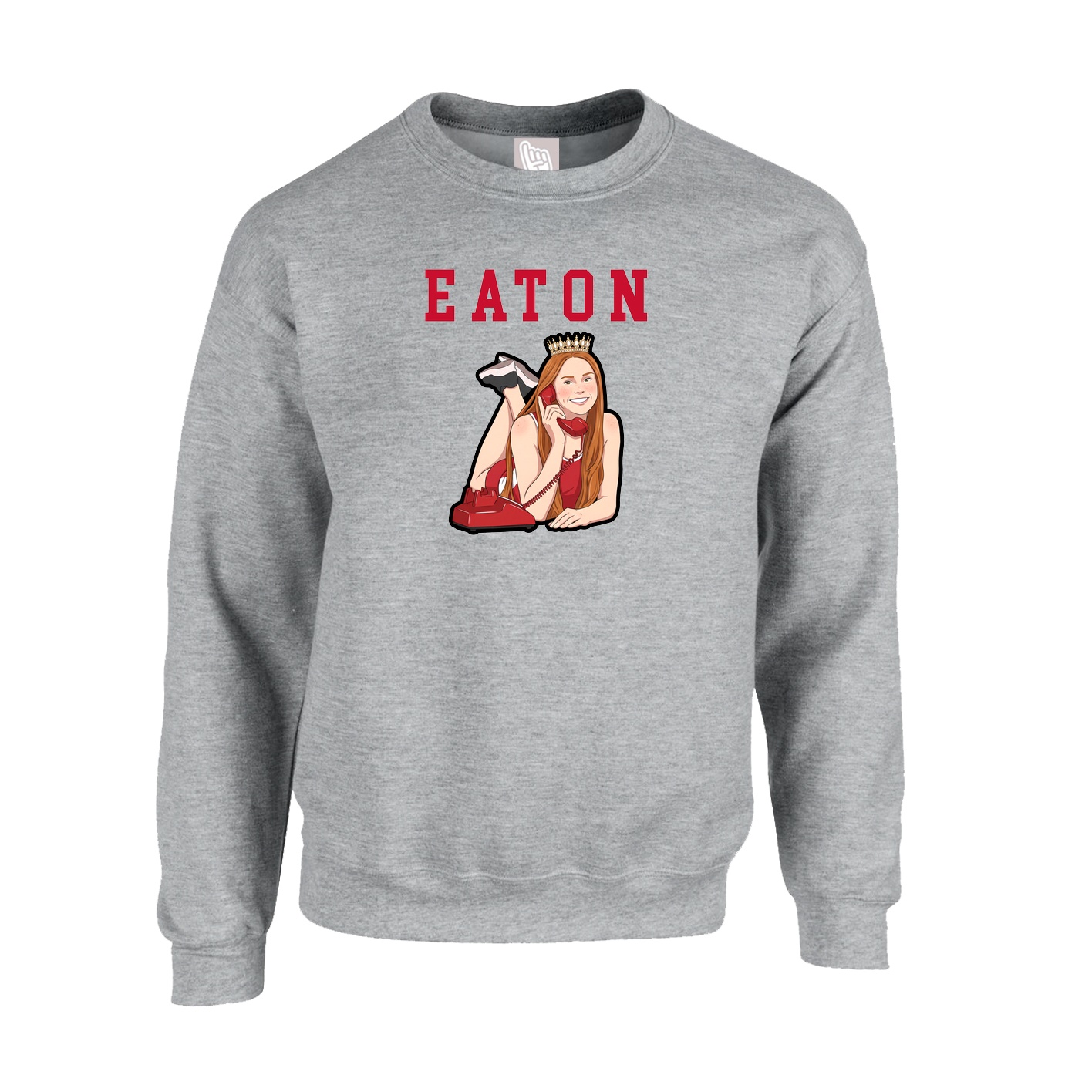 Fleece Crew — Shirsey in Grey