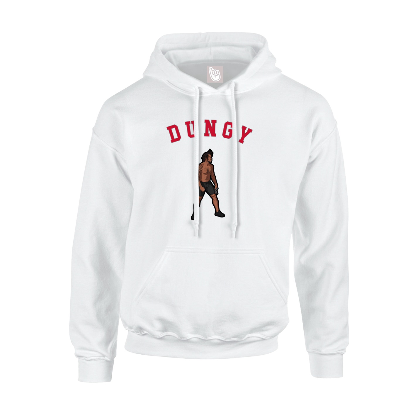 Hoodie — Shirsey Arch in White