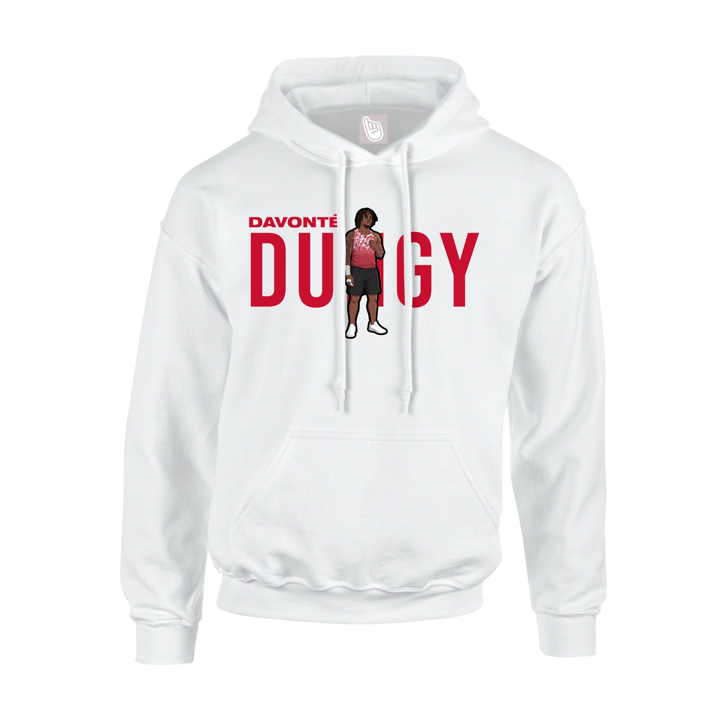 Hoodie — Player Name in White