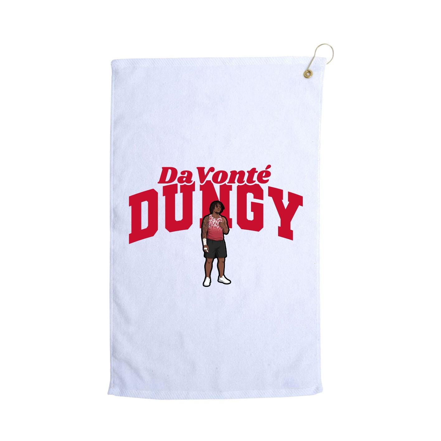 Golf Towel — Signature Arch in White