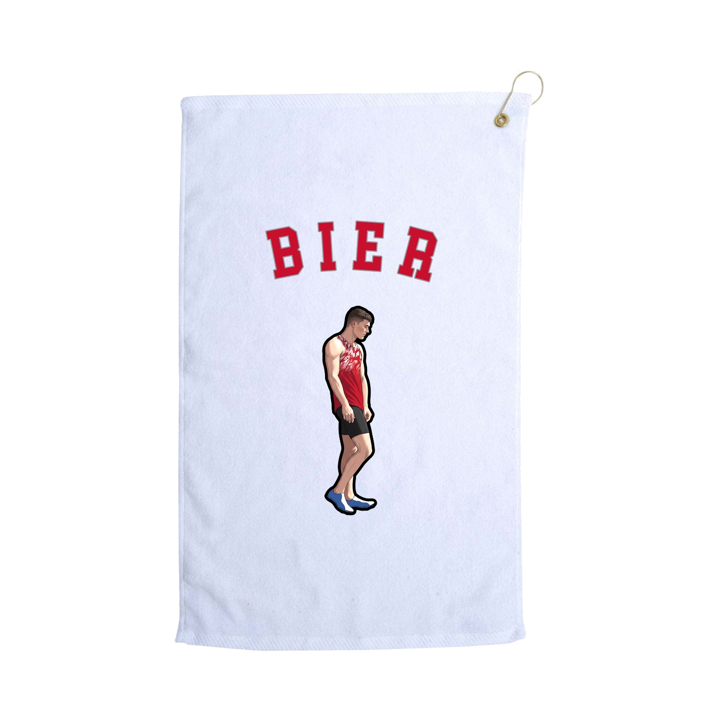 Golf Towel — Shirsey Arch in White