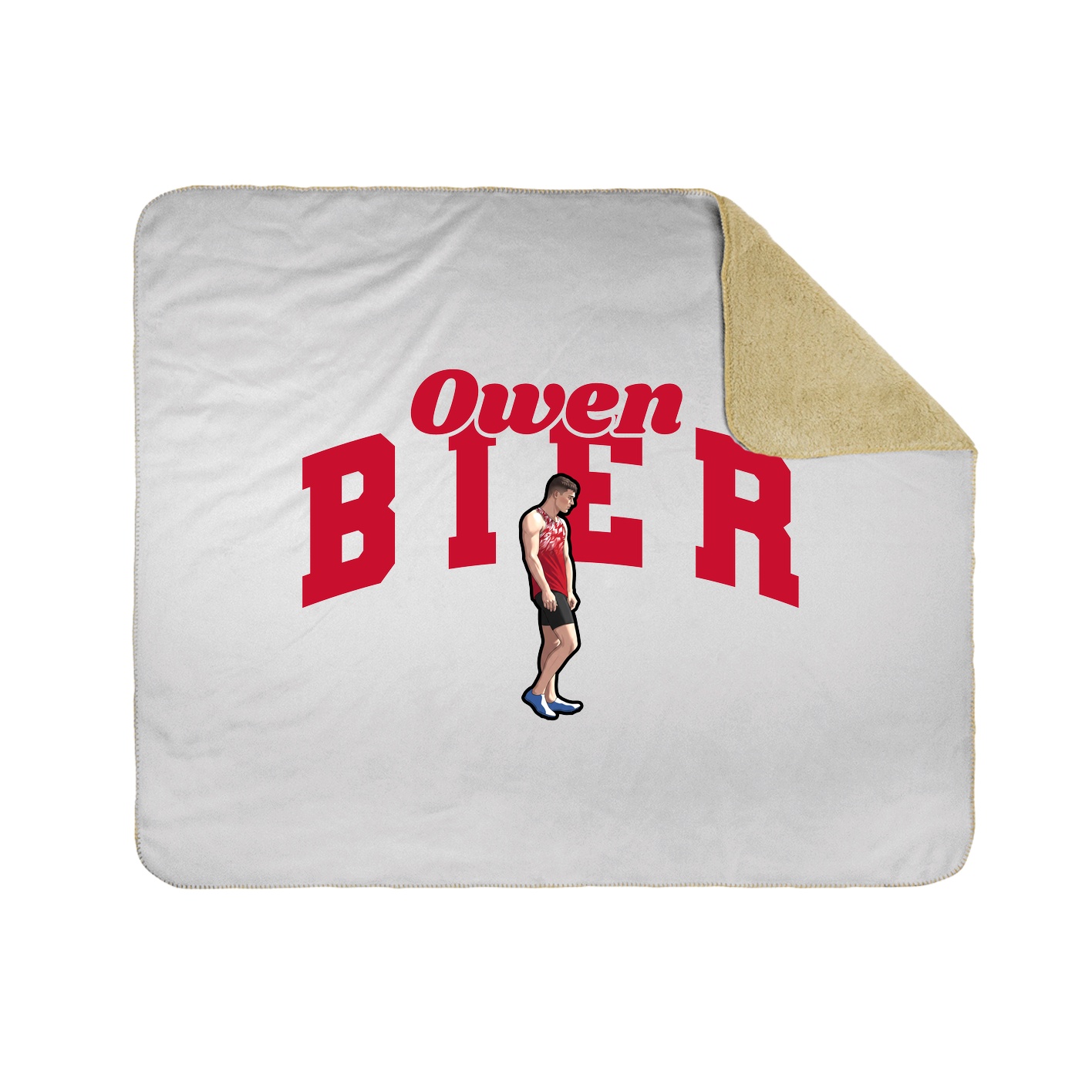 Throw Blanket — Signature Arch in White