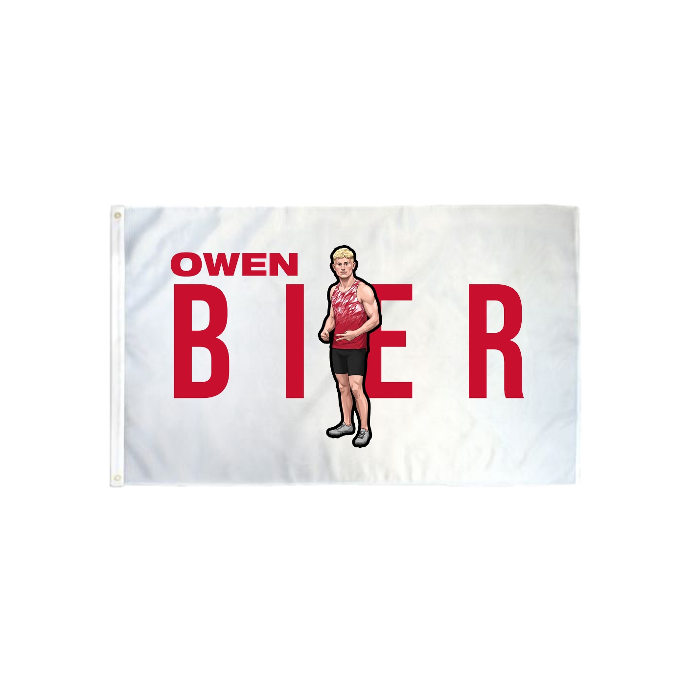 3x5 Flag — Player Name in Classic