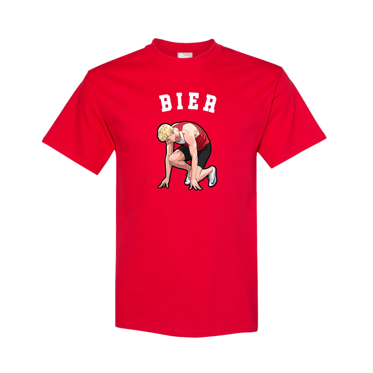 Youth Tee — Shirsey Arch in Red