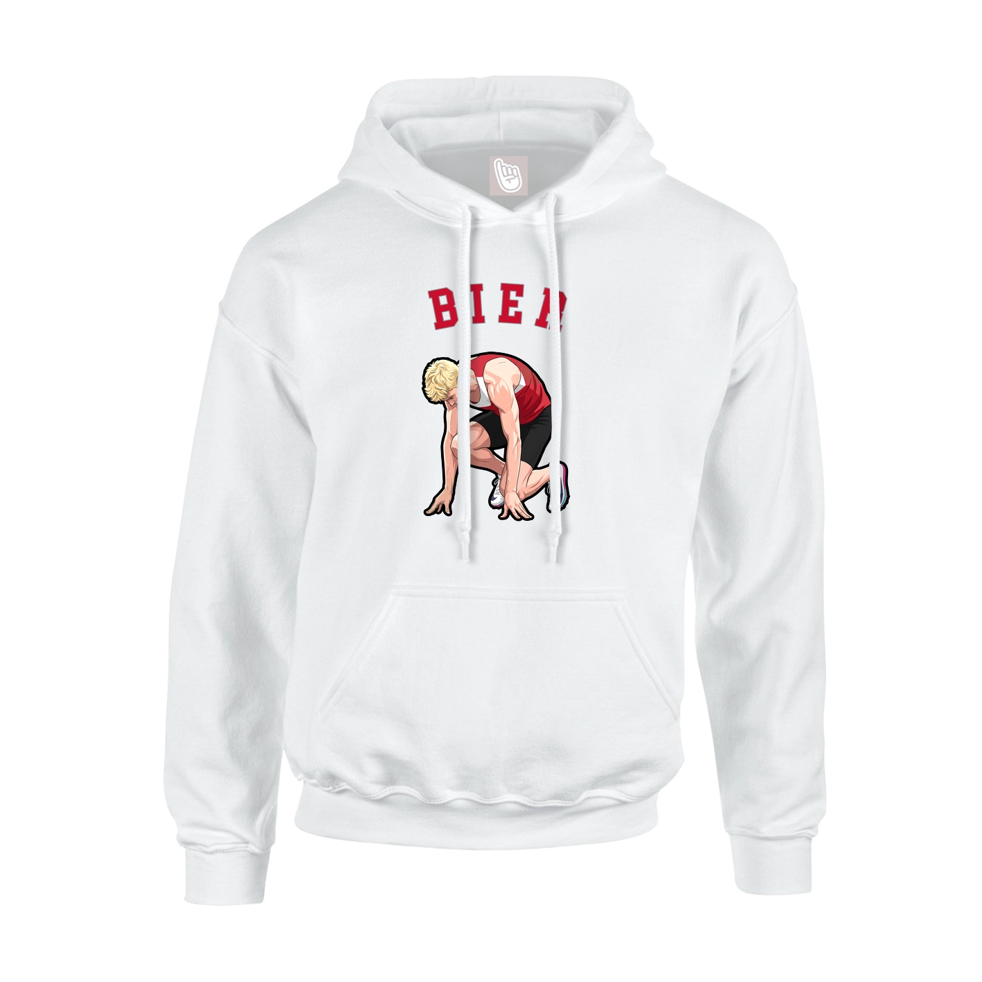 Youth Hoodie — Shirsey Arch in White