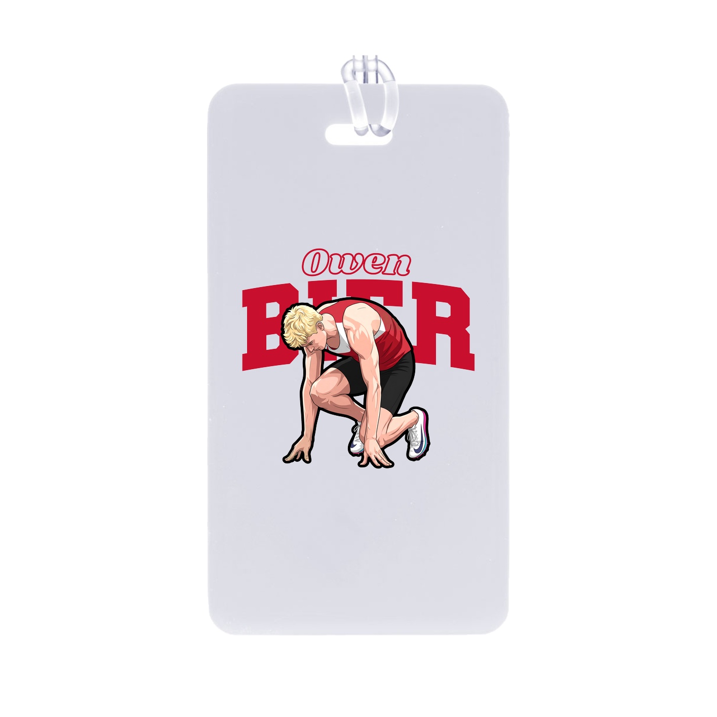 Bag Tag — Name Arch in Classic