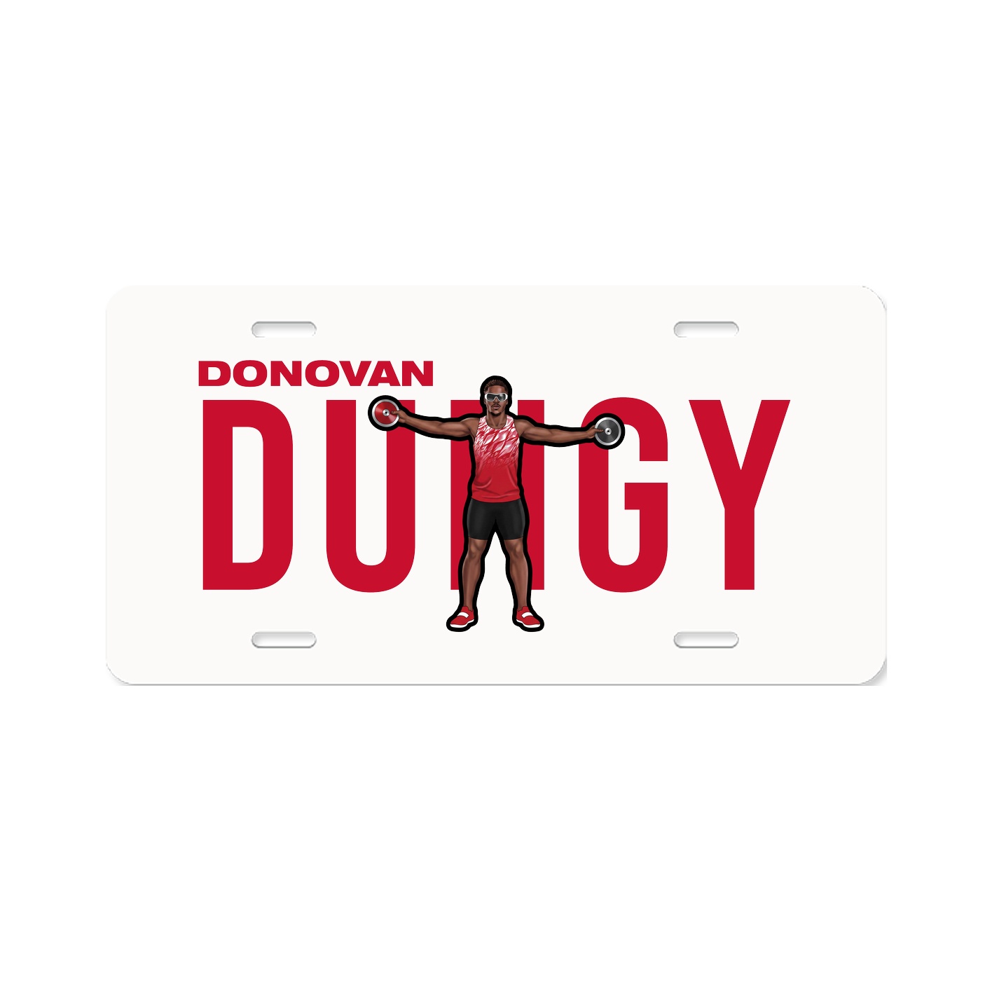 License Plate — Player Name in Classic