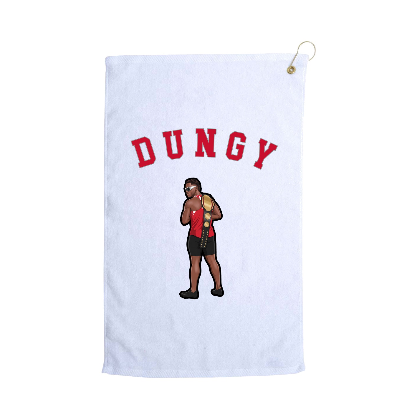 Golf Towel — Shirsey Arch in White