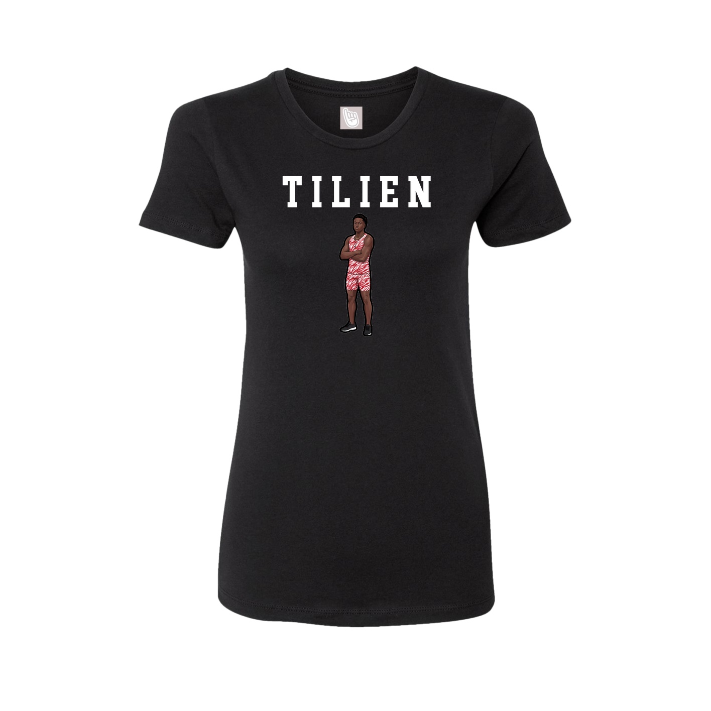 Fitted Women's Tee — Shirsey in Black