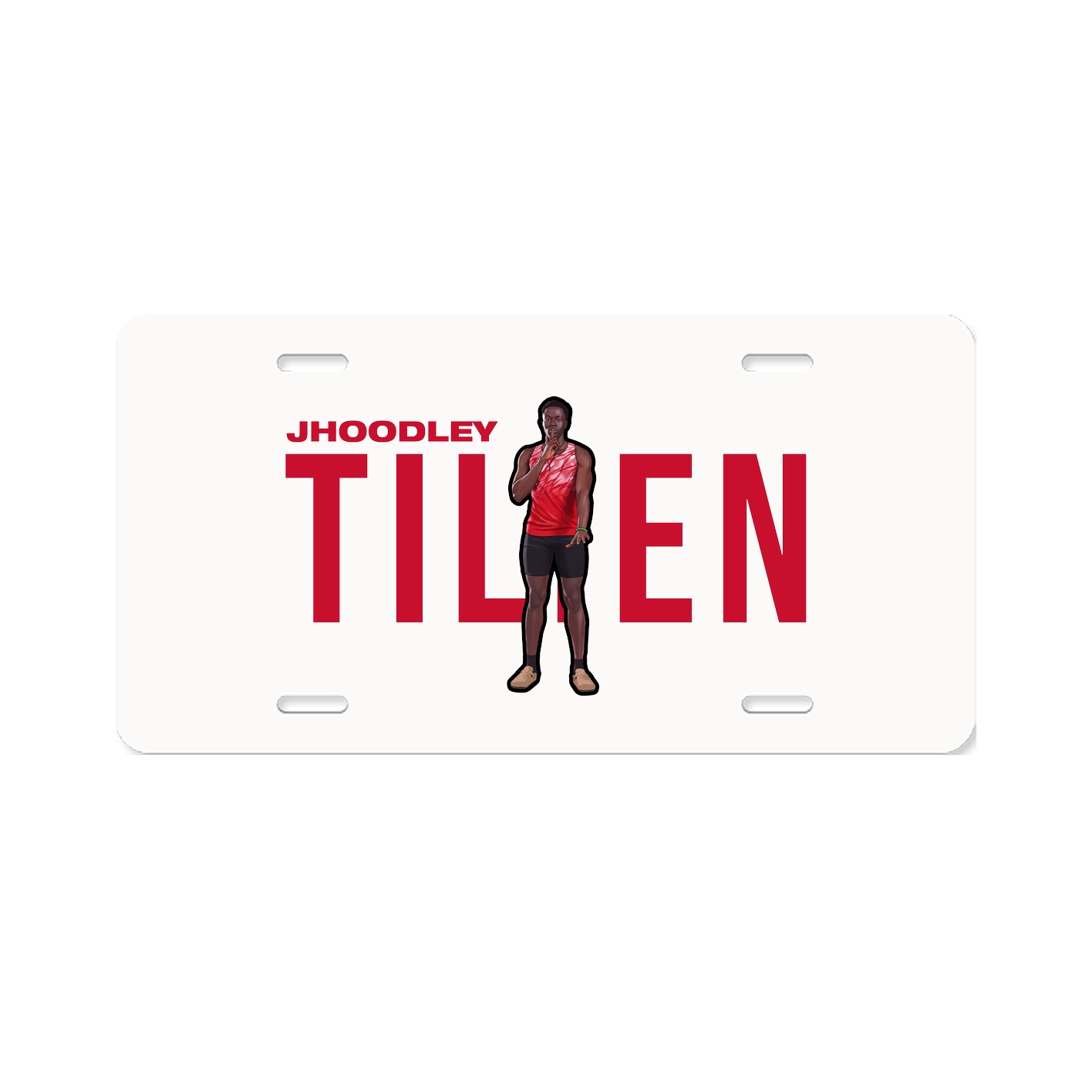 License Plate — Player Name in Classic