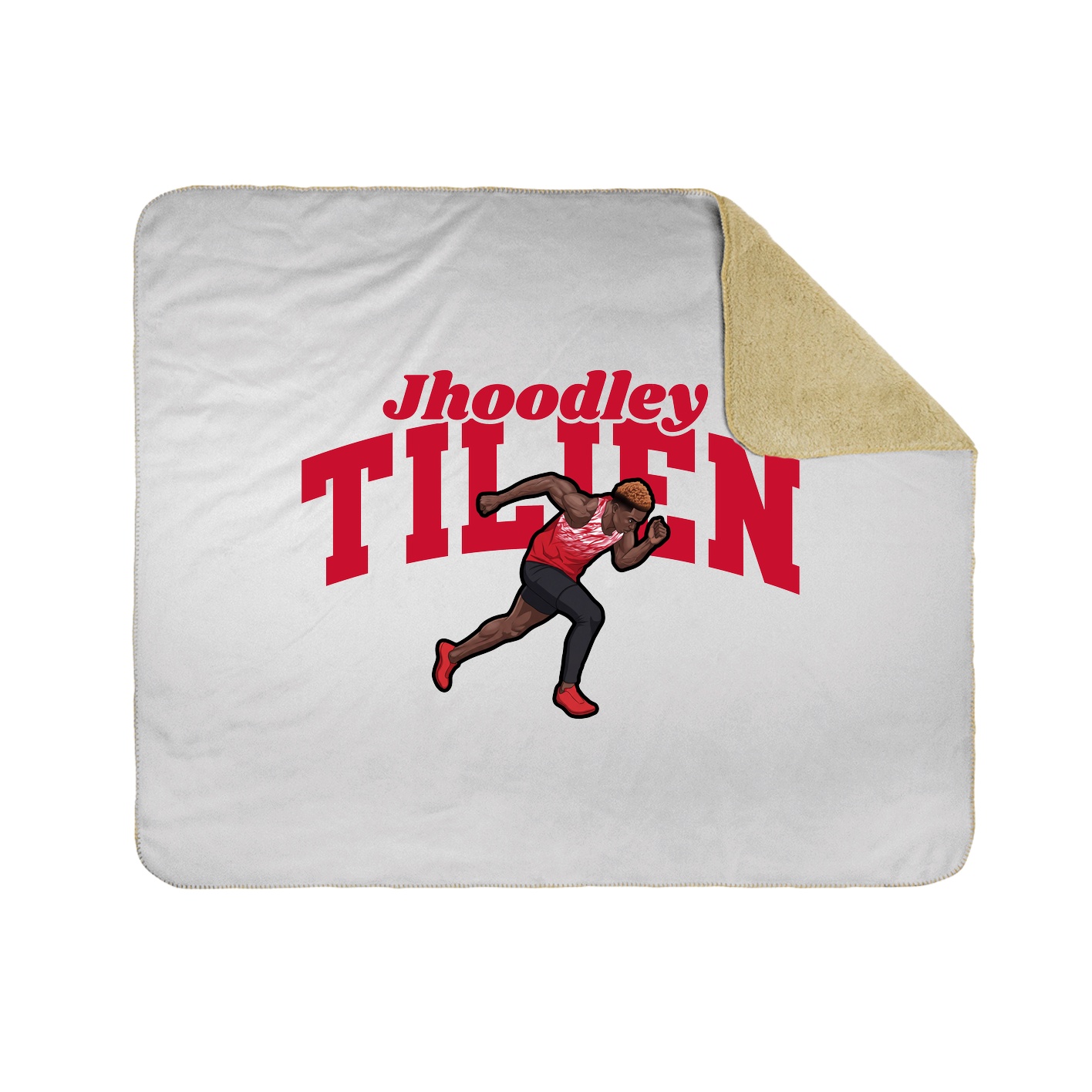 Throw Blanket — Signature Arch in White