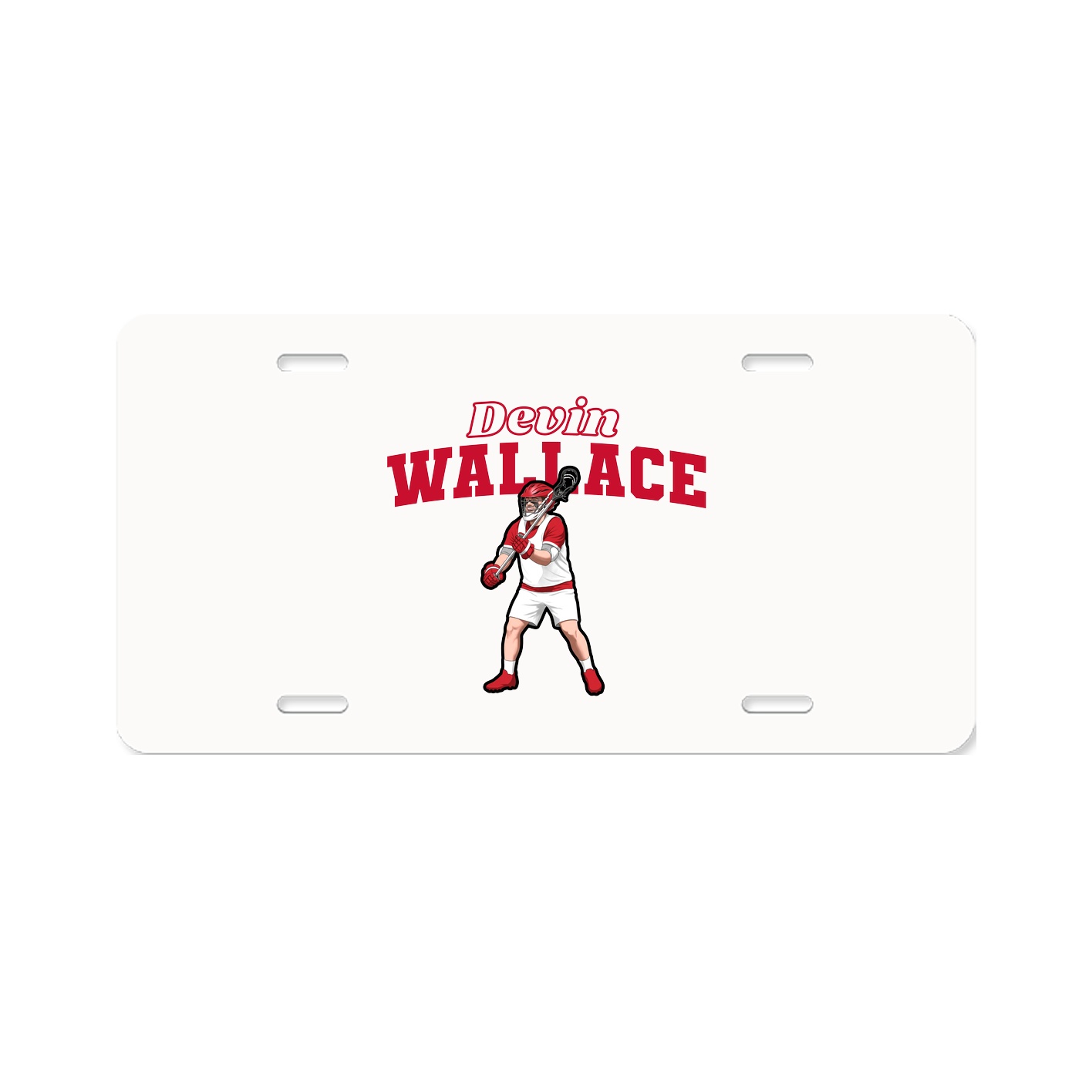 License Plate — Name Arch in Classic