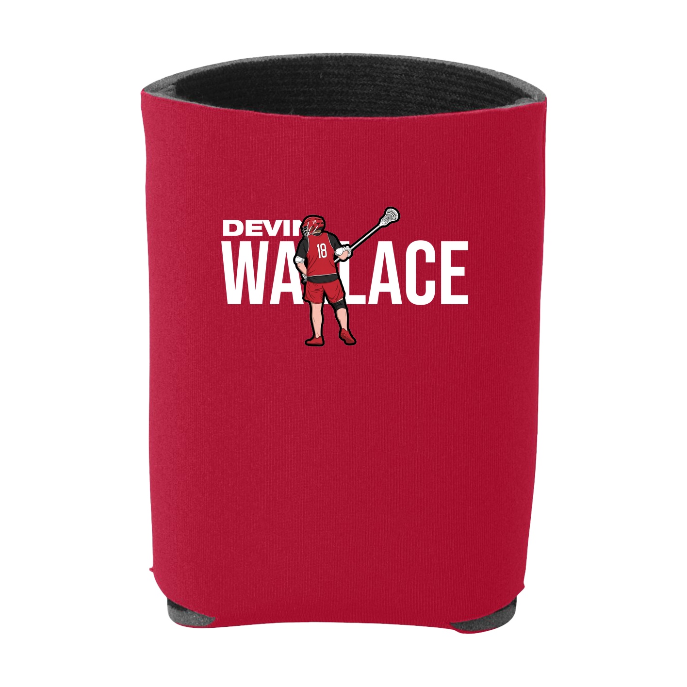 Can Holder — Player Name in Red
