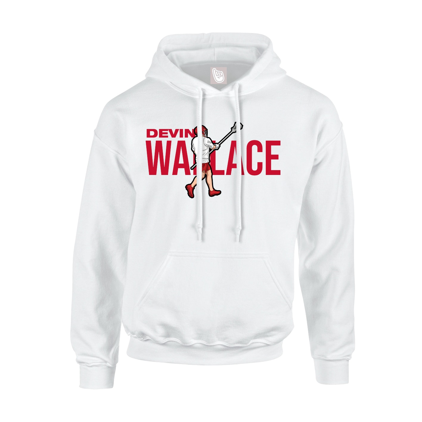Hoodie — Player Name in White