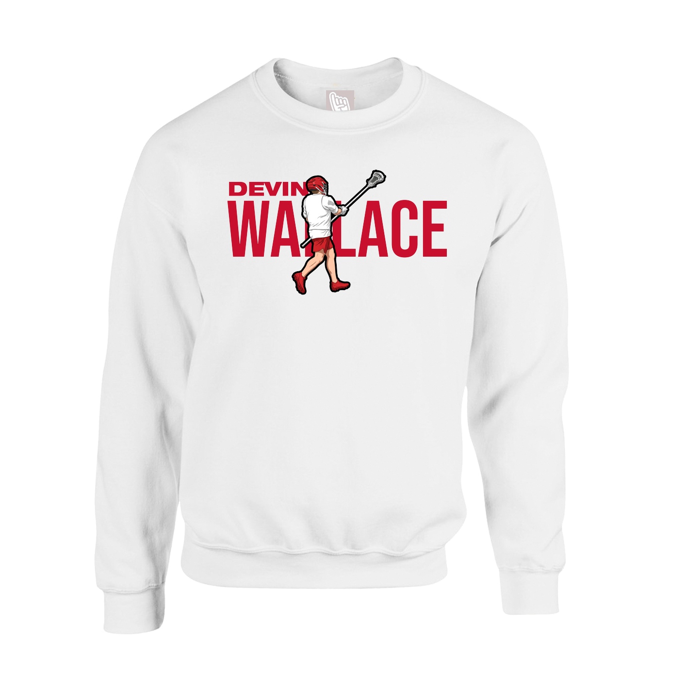 Fleece Crew — Player Name in White
