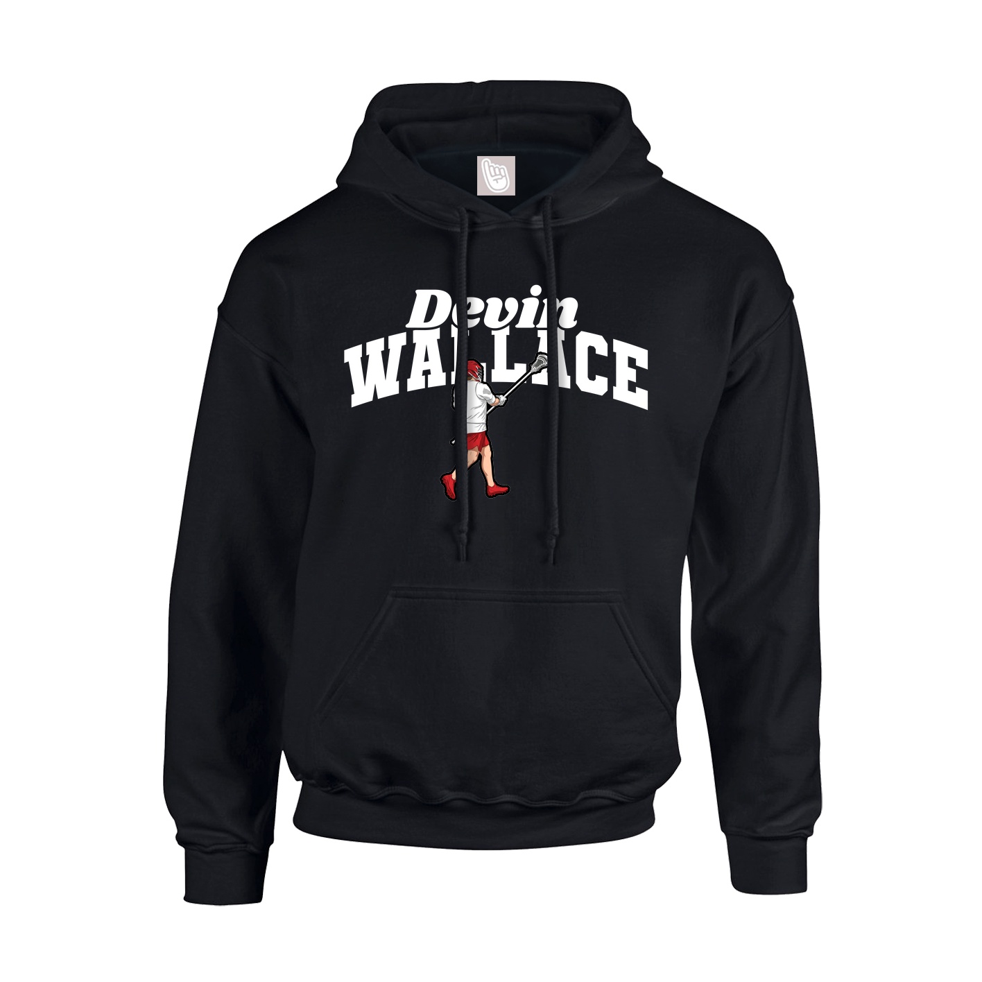 Hoodie — Signature Arch in Black