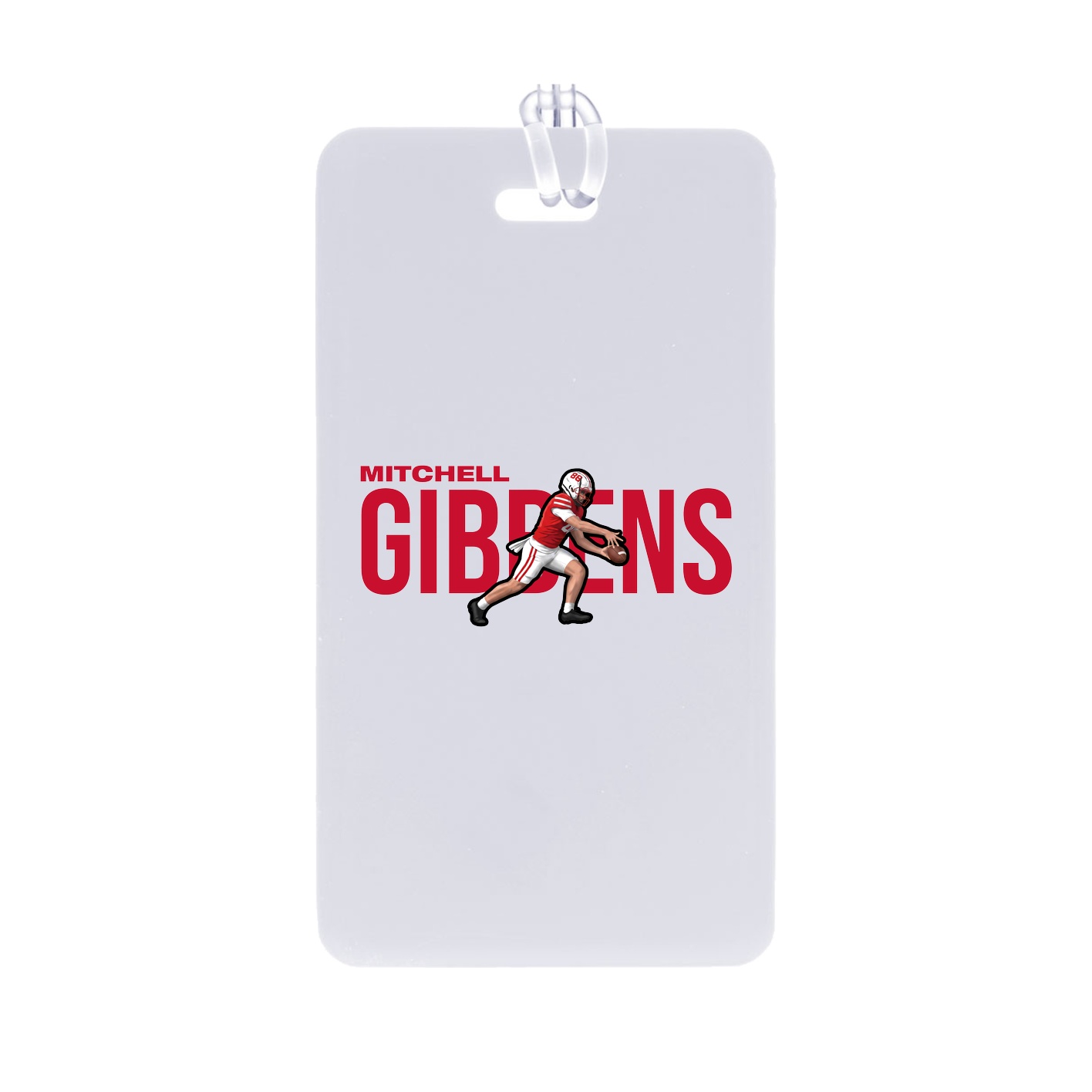 Bag Tag — Player Name in Classic