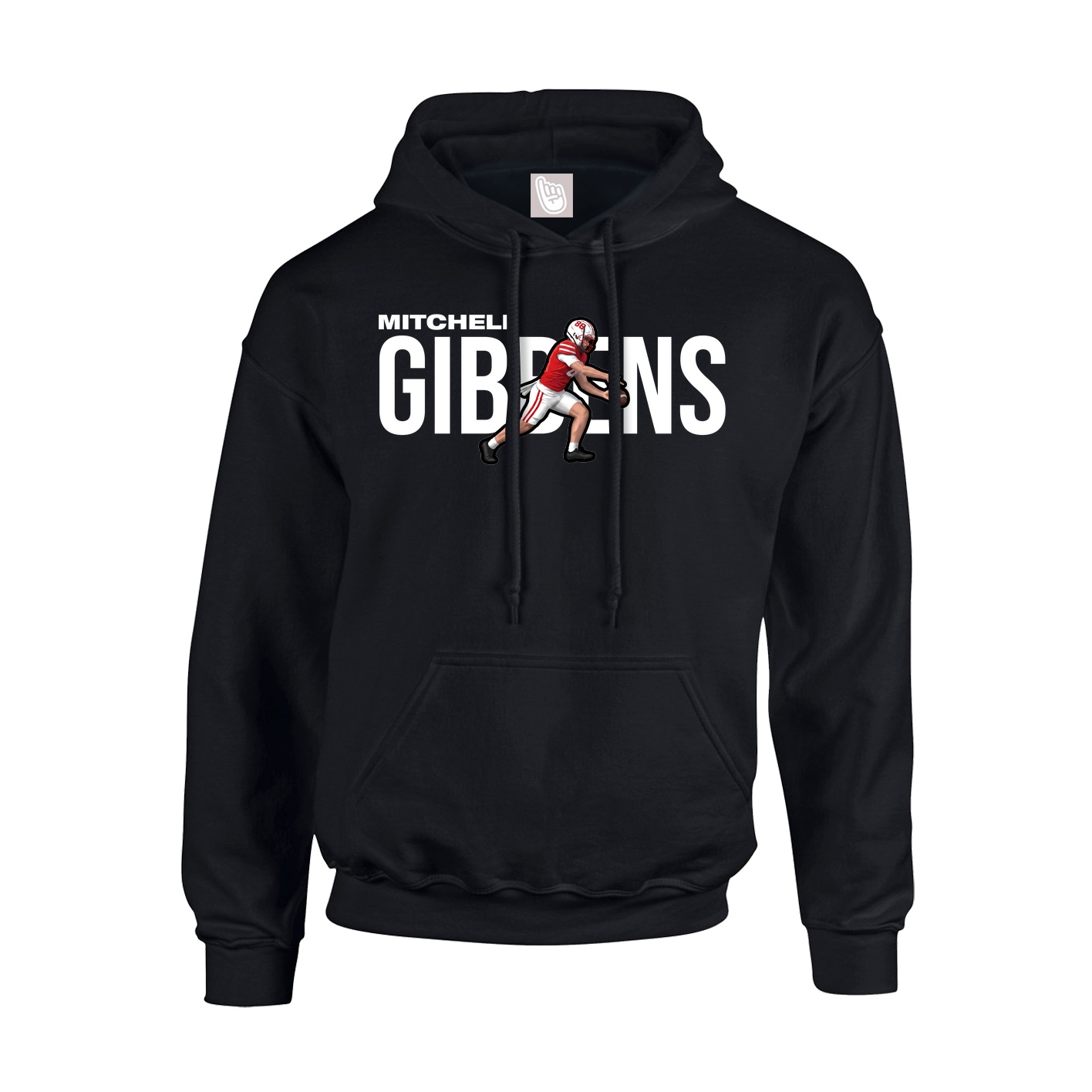Hoodie — Player Name in Black