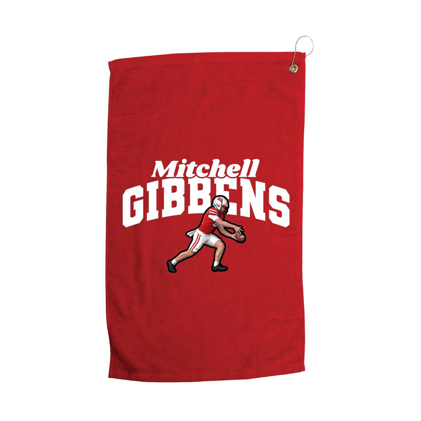 Golf Towel — Signature Arch in Red