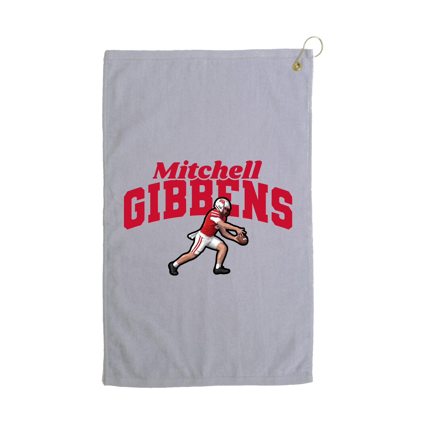 Golf Towel — Signature Arch in Grey