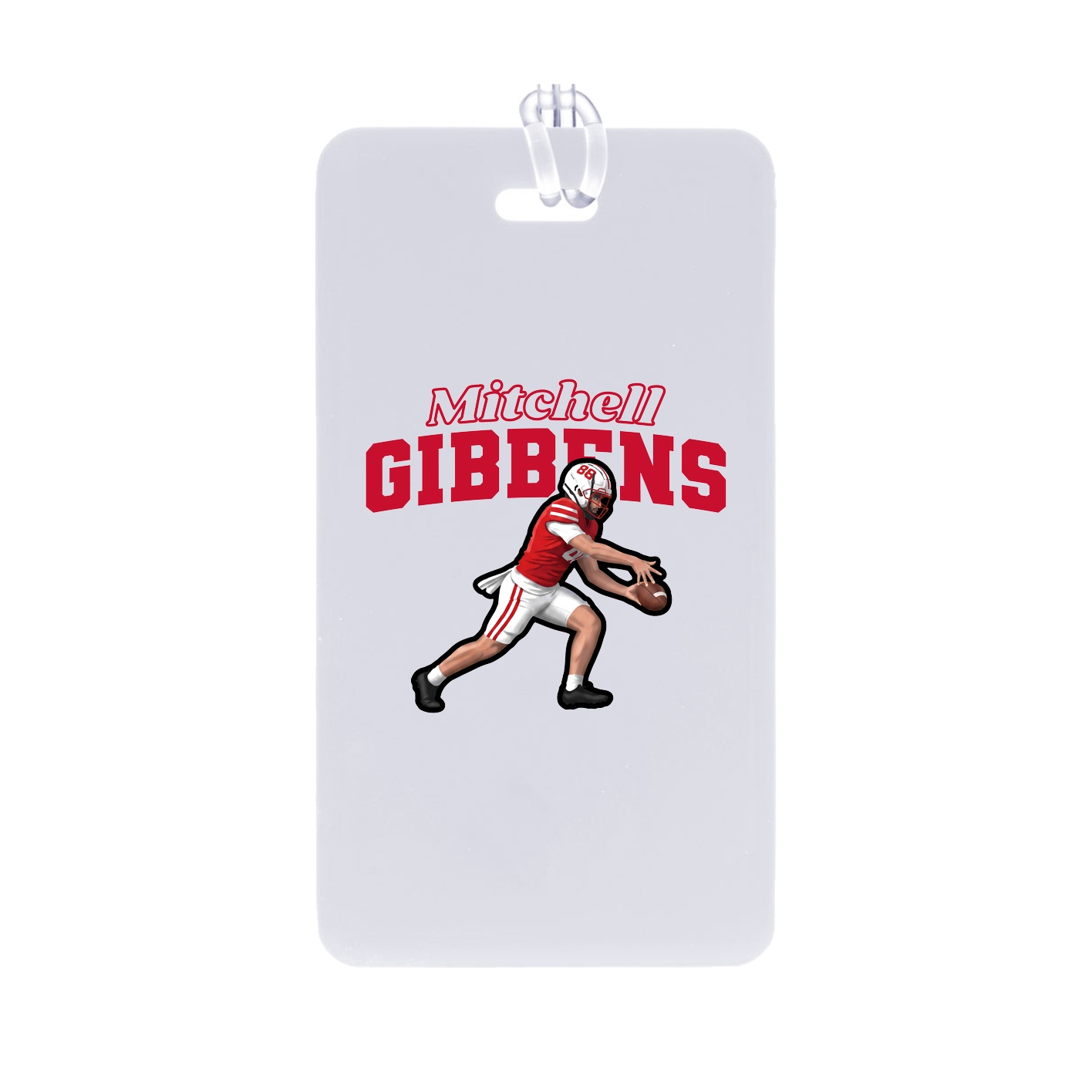 Bag Tag — Name Arch in Classic