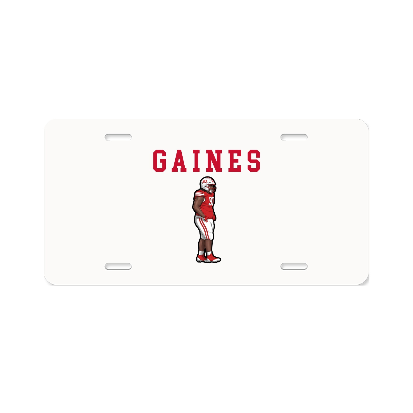 License Plate — Shirsey in Classic