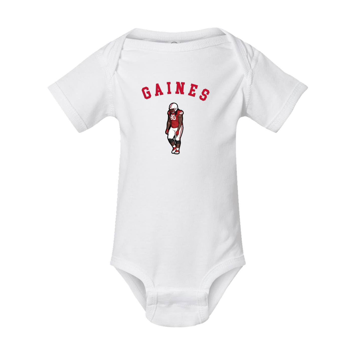 Baby Onesie — Shirsey Arch in White