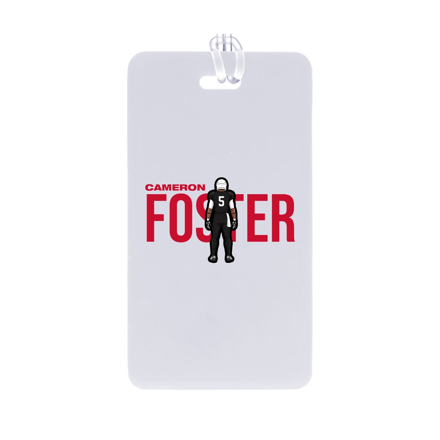 Bag Tag — Player Name in Classic