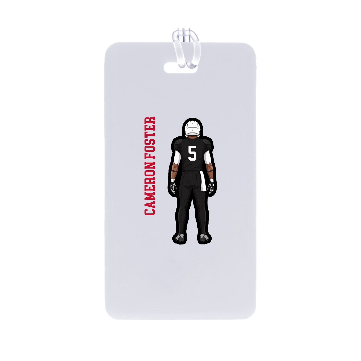 Bag Tag — Name Vertical in Classic