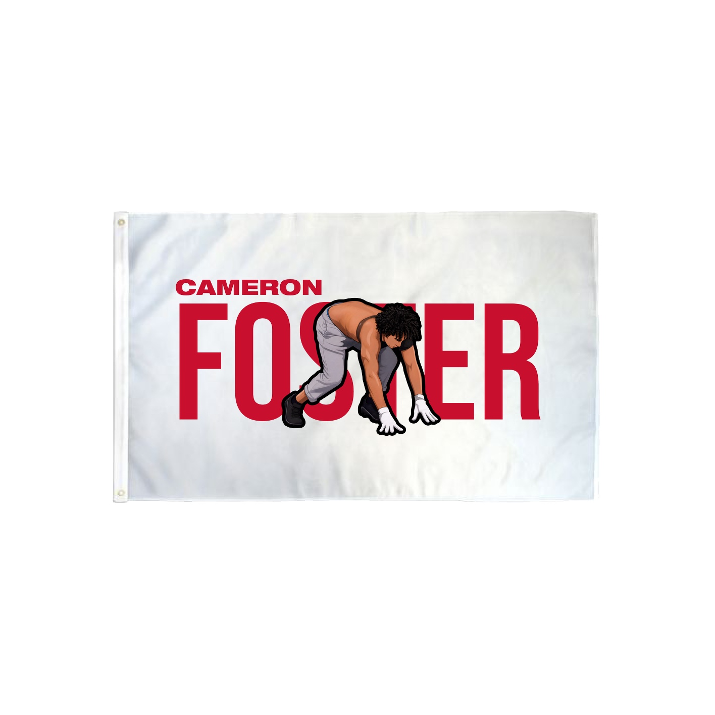3x5 Flag — Player Name in Classic