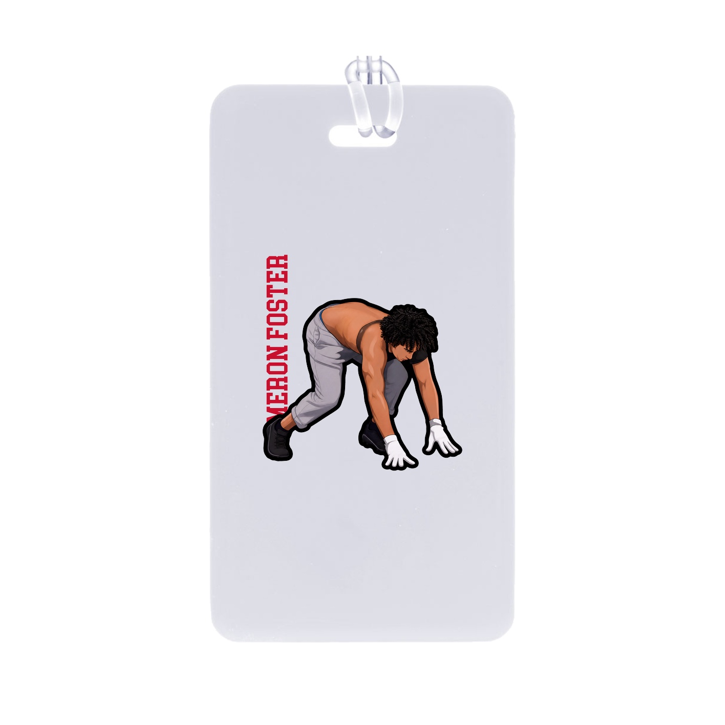 Bag Tag — Name Vertical in Classic