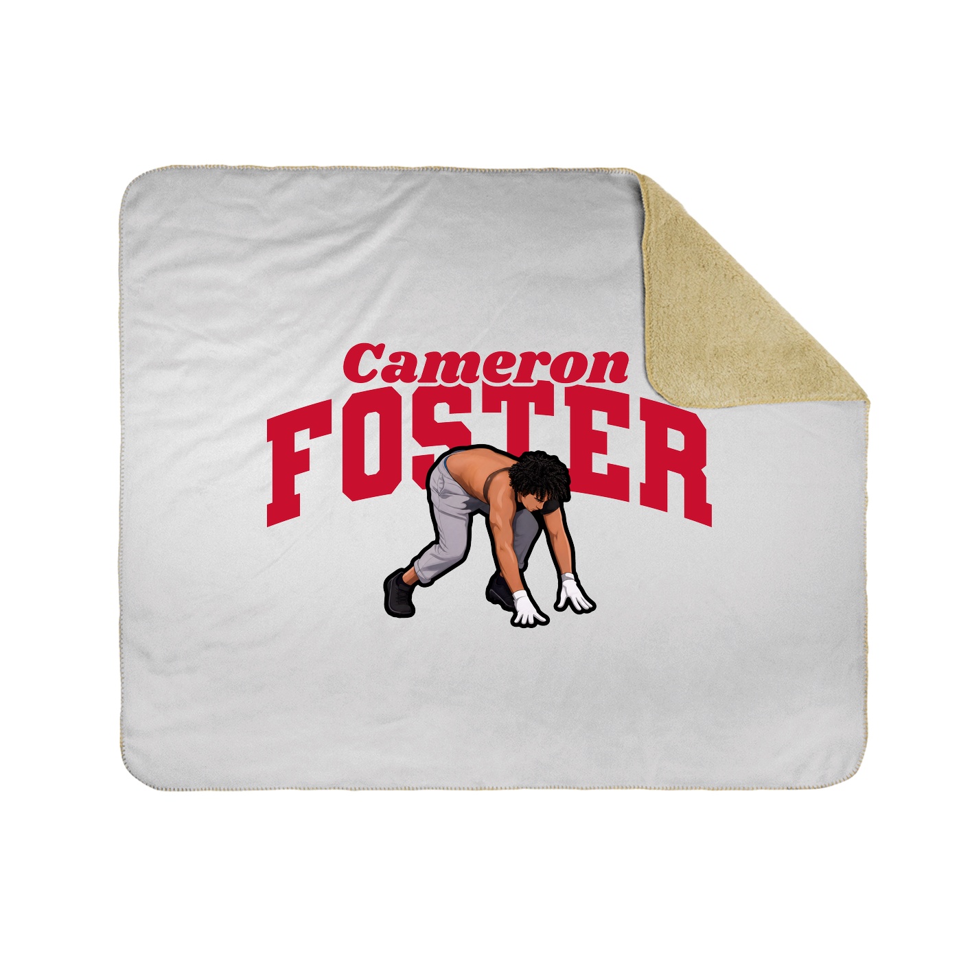 Throw Blanket — Signature Arch in White
