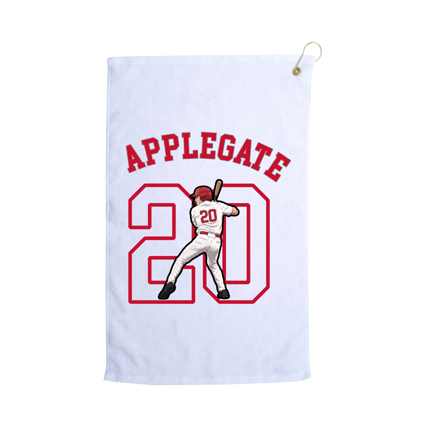 Golf Towel — Shirsey Arch in White