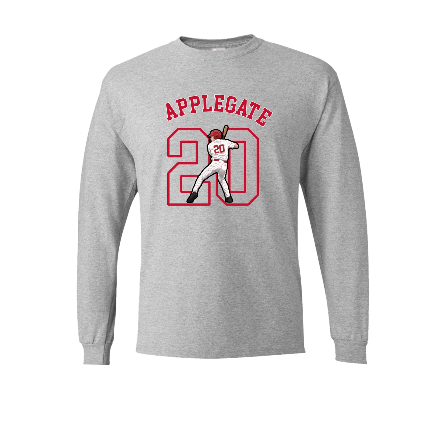 Long Sleeve Tee — Shirsey Arch in Grey