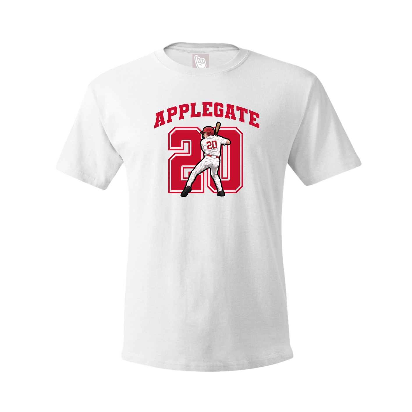 Tee — Number in White