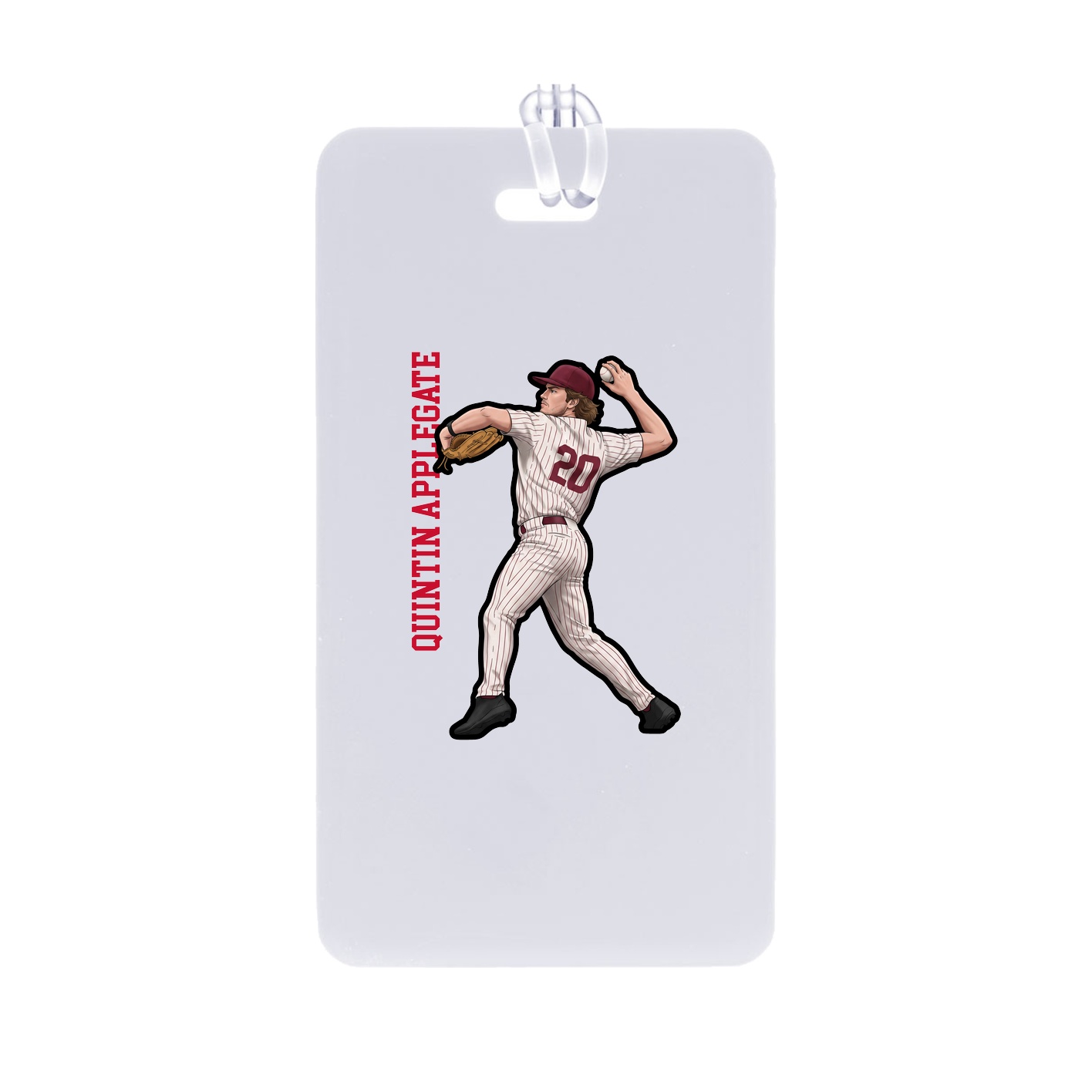 Bag Tag — Name Vertical in Classic