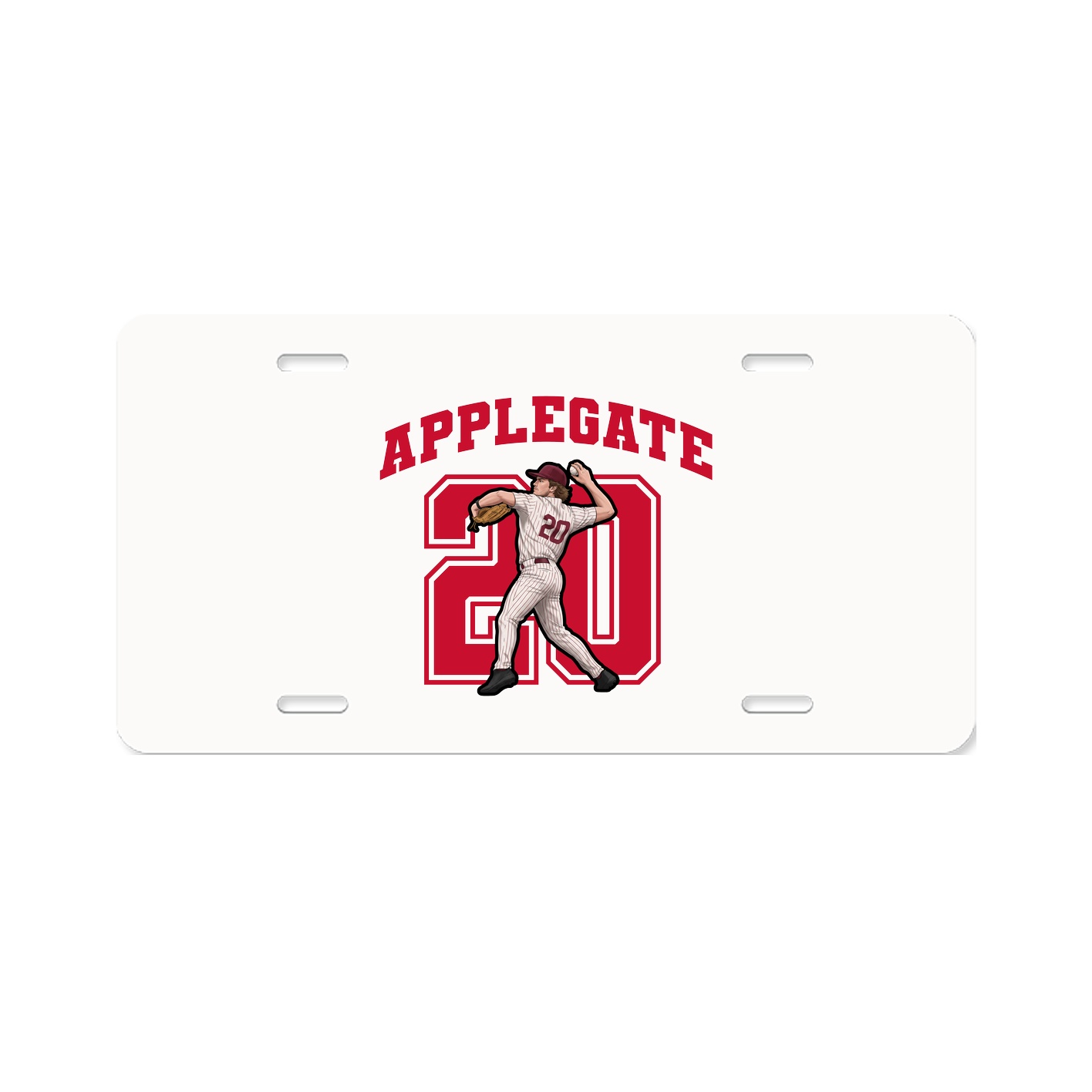 License Plate — Number in Classic