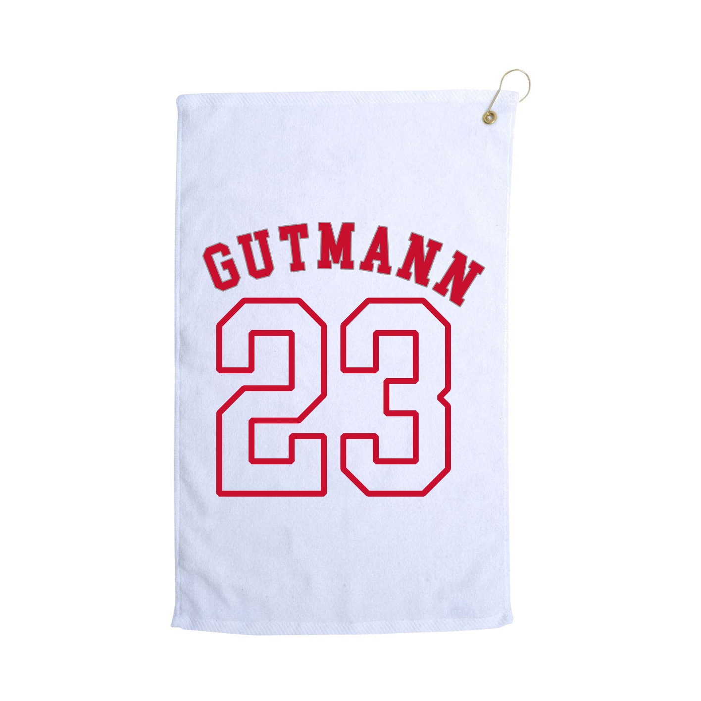 Golf Towel — Shirsey Arch in White