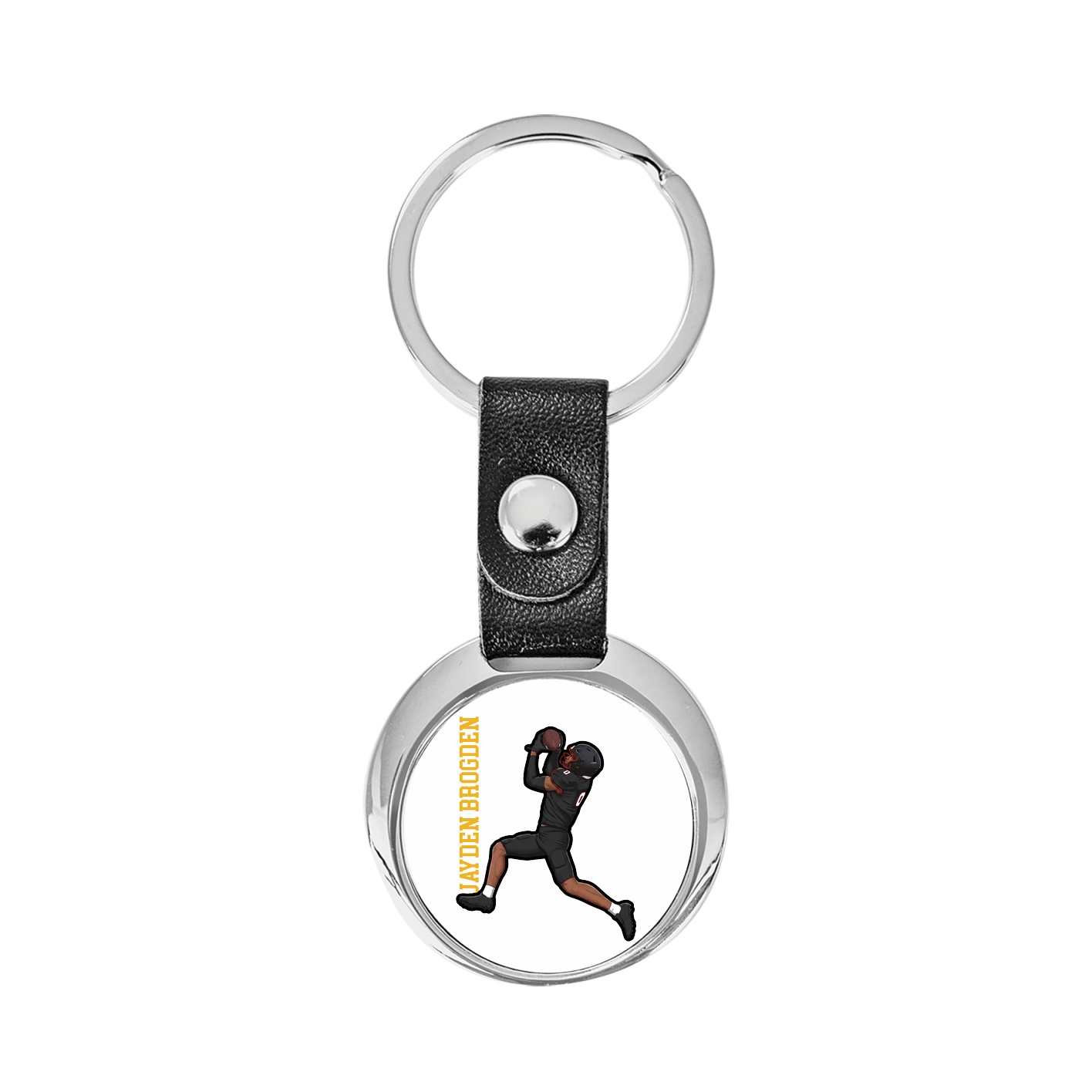 Key Chain — Name Vertical in Classic