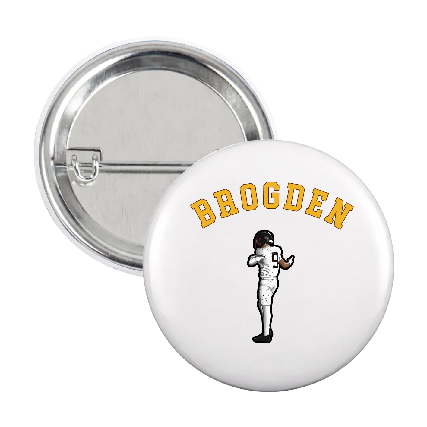 Game Day Button — Shirsey Arch in White