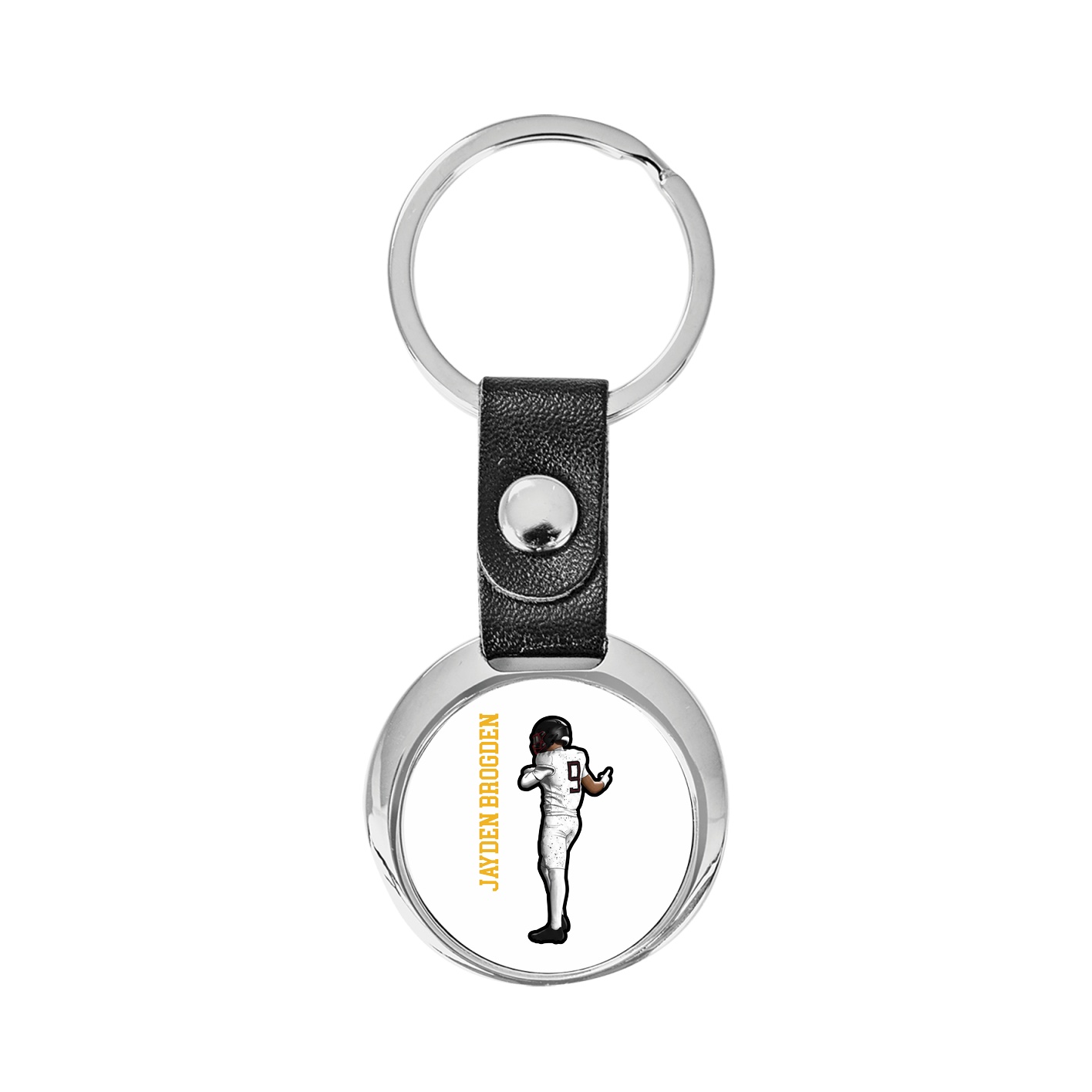 Key Chain — Name Vertical in Classic